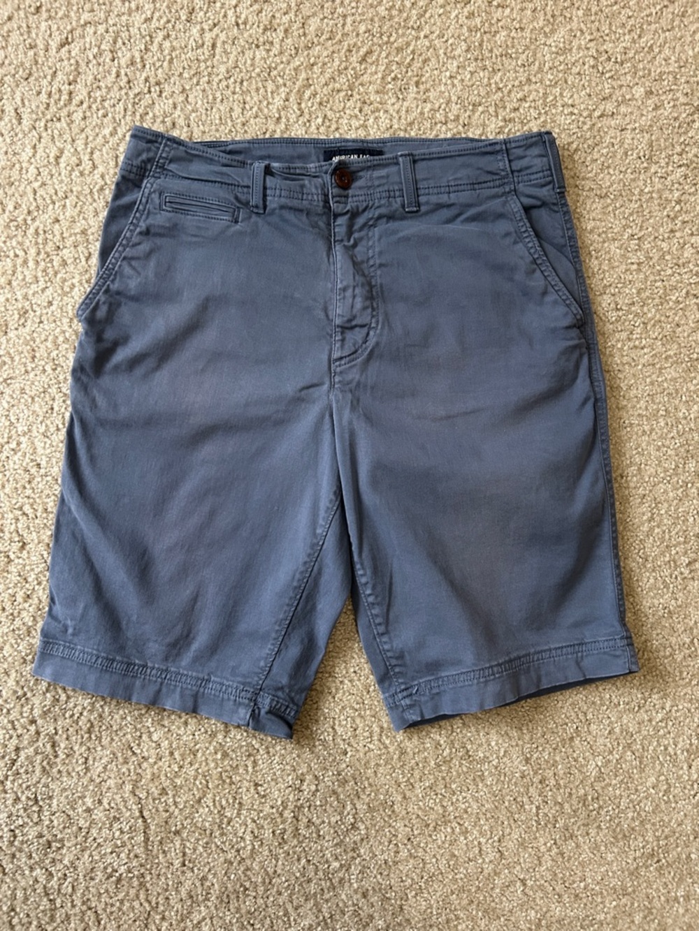 American Eagle Blue/Grey Chino Shorts, Men’s Size 32